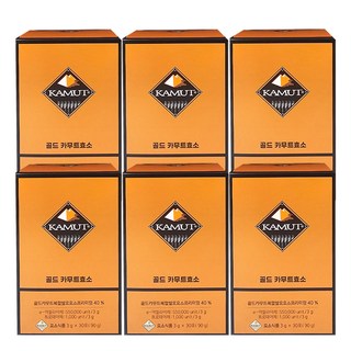 골드 카무트효소 [카무브 브랜드밀발효효소 40%], 30회분, 90g, 6개