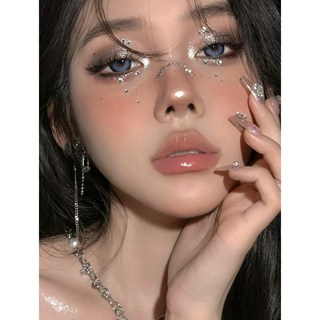 부띠끄38 반짝이 얼굴 페이스 페인팅 스티커 큐빅 메이크업, 1개, 진주하트(사은품타투스티커증정)