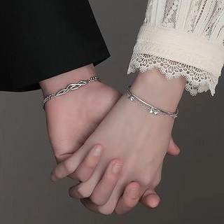 홍언목요 1+1 커플팔찌 나비 레이어드 체인 팔찌