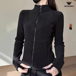 여성 슬림핏 후리스 집업 자켓 플리스 점퍼 포켓 지퍼 WI217J