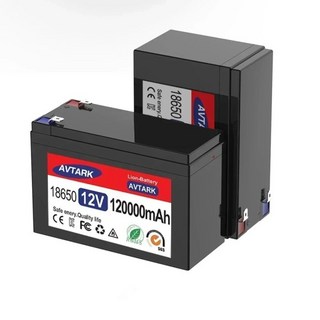 새로운 12V 45Ah 리튬 배터리 팩 철 인산염 태양열 보트 + 충전기 용 BMS 내장, 04 120000mAh, 1개