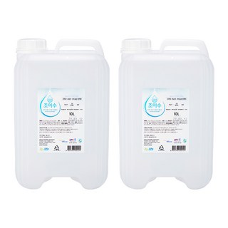 조이수 정제수 증류수 3차 살균 초순수 모음, 2개, 10L