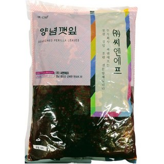 씨엔에프 양념깻잎 절임 반찬 대용량 업소용 식당 밑반찬 장아찌