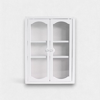 한스리빙 플라스틱 베이직 욕실장 화장실 수건 정리 수납 선반, 1개