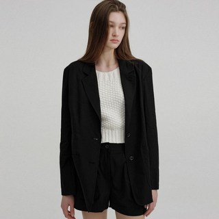 아바몰리 CLASSIC SUMMER LINEN JK (BLACK)