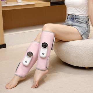 무선 종아리 마사지기 온열 공기압 다리 안마기 NM-13, 핑크