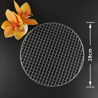 캠핑 스테인레스 원형 그릴 철망 석쇠 바베큐 대형 숯불 화로 01.직경 8cm, T. 직경 28cm, 1개