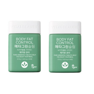 바이탈뷰티 메타그린 슬림, 90정, 2개