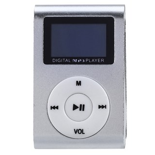 미니 USB 클립 MP3 플레이어 비디오 화면 지원 32GB - SDTF 카드, 랜덤 색상