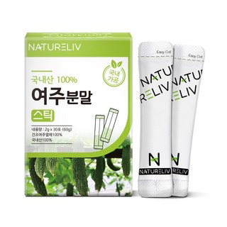 네이쳐리브 국산 여주 분말 가루 스틱 씨앗 제거 하고 만든 국내산, 60g, 1개