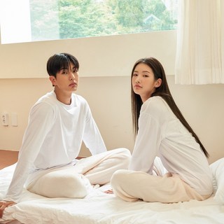 도씨 인조 밍크 커플 잠옷 바지 D-9208