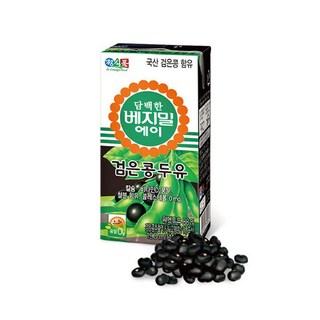 정식품 담백한 베지밀에이 검은콩두유 80팩, 190ml, 80개