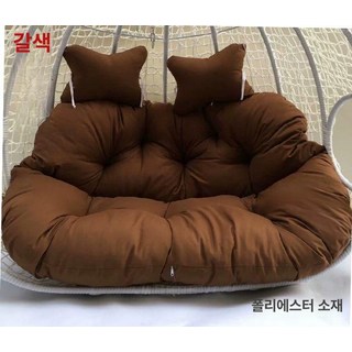 그네의자 라탄 쿠션 그네 탈부착 빈백 행잉 소파