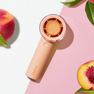 블루필 미니헤드 제트팬 휴대용 미니 핸디 손선풍기, BFN220, 피치핑크