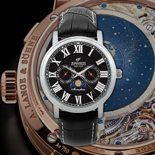 제피로스 코리아 ZEROS036 (남녀공용) 해와달 명품 손목시계 상품 이미지