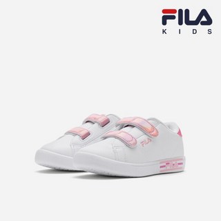 [휠라 슈즈] [공식] 휠라 키즈 코트디럭스 벨크로 운동화 PINK 휠라키즈운동화