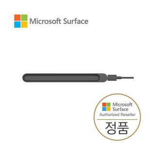 마이크로소프트 서피스 슬림펜 충전기 블랙 Slim Pen Charger (슬림 펜/슬림 펜2 사용가능), 1개