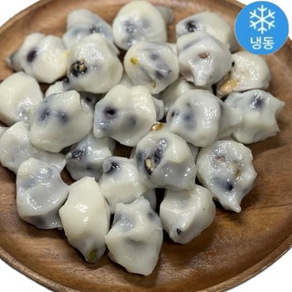 [만복냉동 콩송편 떡 판매1등] 국내산 서리태 콩떡 콩송편 아침대용식 콩떡 haccp인증, 500g, 3개