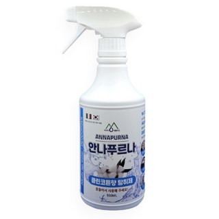 안나푸르나 코튼향 탈취제 강력 냄새제거제, 1개, 500ml