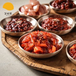 갓미학 전라도 여수 저염 젓갈 8종, 오징어젓500g, 1개