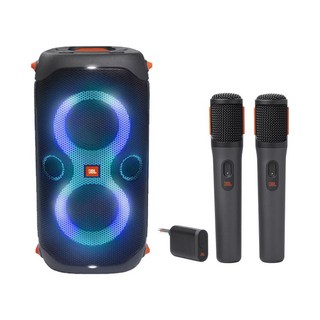 JBL 블루투스 스피커 파티박스110 PARTYBOX110+PARTYBOX WIRELESS MIC 제이비엘 충전식 마이크 셋트