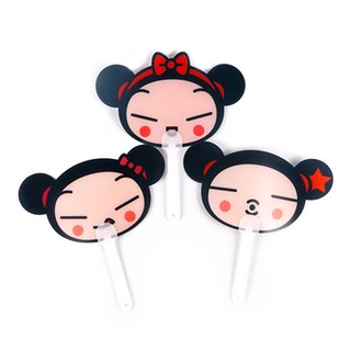 뿌까얼굴부채(머리띠뿌까품절), 1개