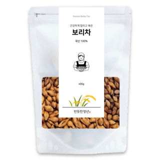 반듯한청년 국산 볶은 보리차 세척 건조 햇, 1개, 1개입, 400g