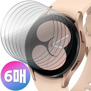 BULKON 3+3 갤럭시 워치 4 워치4 클래식 고투명 국산 PET 액정 보호 필름, 6개입