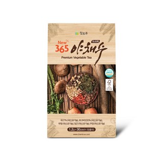 365 국산 유기농 야채수프 차 티백, 1개, 30개입, 36g 유기농차