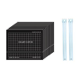 스마트캐치 전용 소모품 램프 글루페이퍼 모기 파리 끈끈이 10장, 끈끈이 10매입, 1개