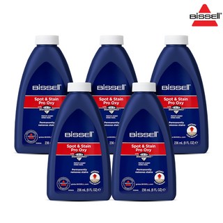 [정품] 비쎌 BISSELL 스팟클린 전용 프로 옥시 스팟앤스테인 포뮬라 (236ml X 5병), 236ml, 5개