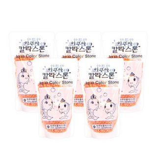 아쿠아플러스 아쿠아 칼라스톤 350g, 주황, 45개
