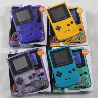 게임보이컬러 GAMEBOY 닌텐도 일본어판 중고 추억의, 1개, 청록색 플라스틱 (백라이트X)