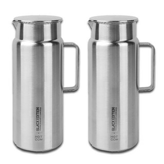 핫콤 올스텐 냉장고 손잡이 물병 1850ml (1.85L), 2개, 1.85L, 002 실버