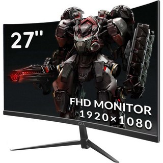 ZZA 32인치 QHD 커브드 게이밍 모니터 - 2K 해상도 165Hz 주사율 1ms 응답 시간 FreeSync G-Sync HDR10 122 sRGB 커버리지 DPHDMI V, 27 inch_1K 200HZ