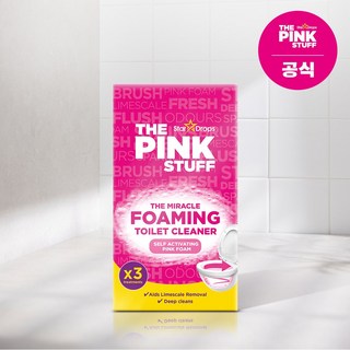 [핑크스터프] 미라클 포밍 변기세정제, 없음, 300g, 1세트