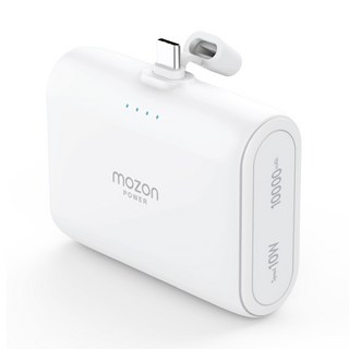 모즈온 일체형 C타입 도킹형 10000mAh 대용량 보조배터리 + C타입 케이블포함