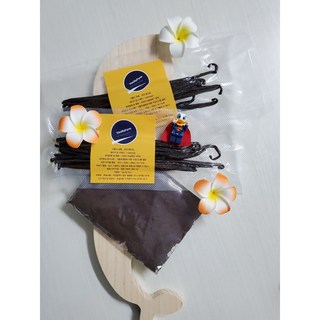 바닐라팜 최상급 마다가스카르 품종 버번 바닐라빈 20cm up, 1개, 50g