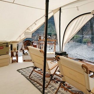 CAMPING DECO 위켄트립 마롱 에어텐트 L 호환 러그 지퍼연결 가방포함 캠핑카페트