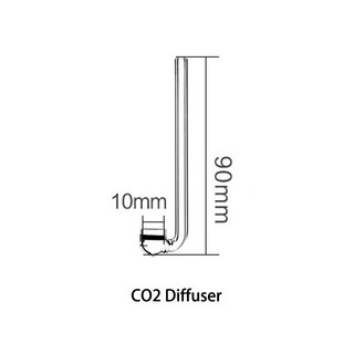 VIV ADA 프리미엄 CO2 시스템 디퓨저 수조 수족관용 버블 카운터, 4) 30023, 하나, 1개