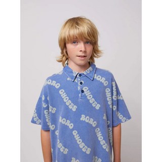 보보쇼즈 25SS 아동 반팔 티셔츠 waffle polo shirt B125AC018