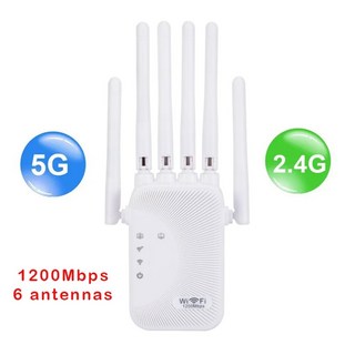 1200MBPS 무선 WIFI 신호 네트워크 익스텐더 밴드 4G 라우터 리피터 안테나 WPS 듀얼 5G, 플러그
