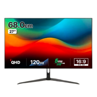 QHD 다재다능 4면 프레임리스 모니터, 68cm, Q27C65-120(일반)