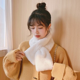 초이즈 고급 퍼 쁘띠 머플러 여성 겨울 목도리