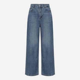써스데이아일랜드 세미 와이드 데님 팬츠 (T246MJE138W)