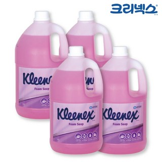 크리넥스 핸드워시 폼 솝 로즈라일락향 4L x 4개 pck*8845KK