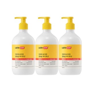 락토덤 피부에 유익한 생보습 로션, 500ml, 3개