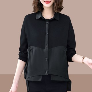 ORZQU 여성 가을 패션 루즈핏 반코트 심플 고급 숏트렌치