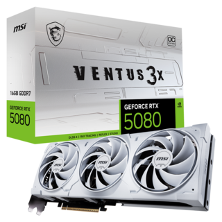 MSI 지포스 RTX 5080 벤투스 3X OC 화이트 D7 16GB