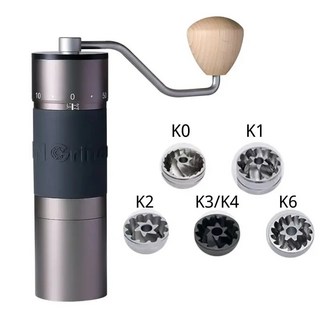 파쇄기 Kingrinder K4K6 수동 커피 연마기 420 Baja Tahan Karat 38mm48mm 버 그라인딩 코어 휴대용 Penggiling Kopi Gilingan 도, 1.K0